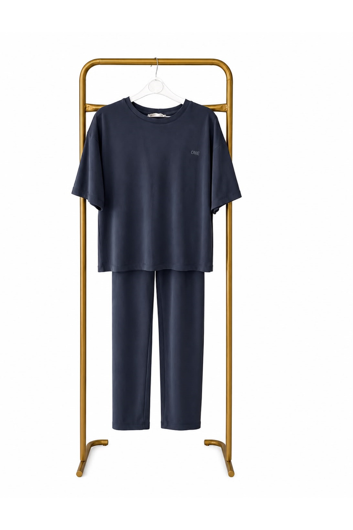 Kız Çocuk Premium Oversize Salaş İkili Takım - Füme