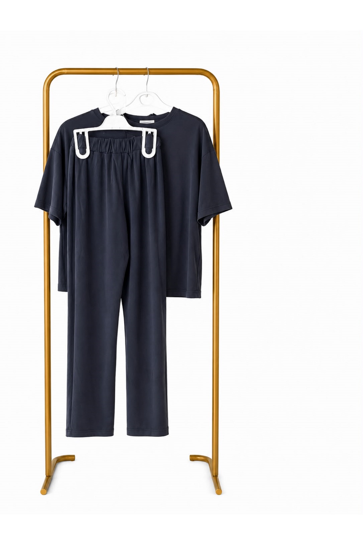 Kız Çocuk Premium Oversize Salaş İkili Takım - Füme